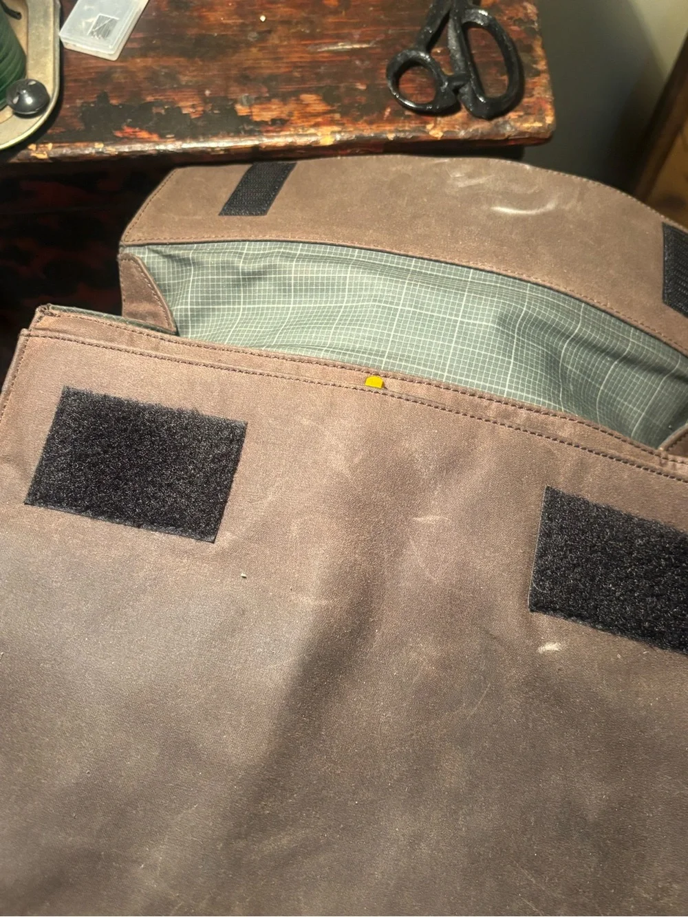 A Jack Spade Warren Street New York Brown Canvas Messenger Bag